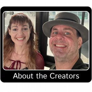About the creators of The Writer and The Musician podcast — clickable button